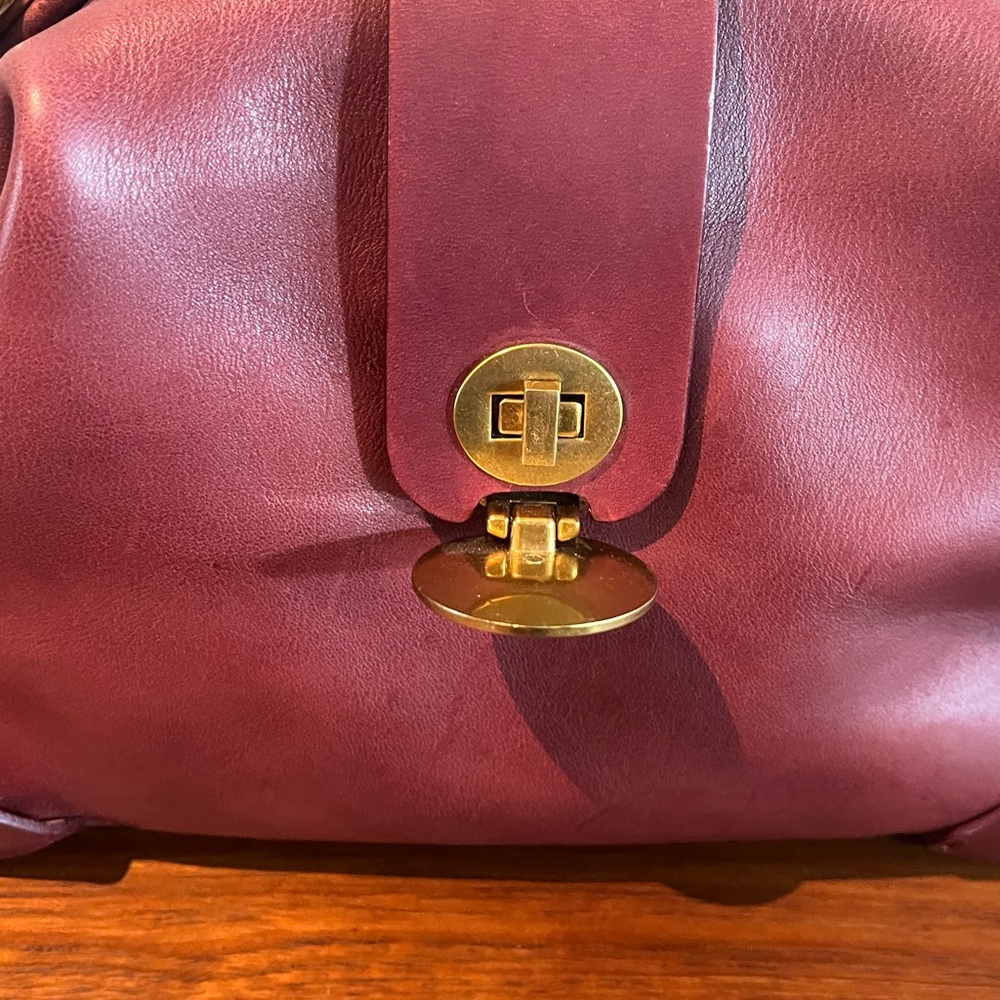 Old Trend “Modern Vintage” Leather Crossbody Mini Doctor Bag - Handmade - Picture 10 of 16